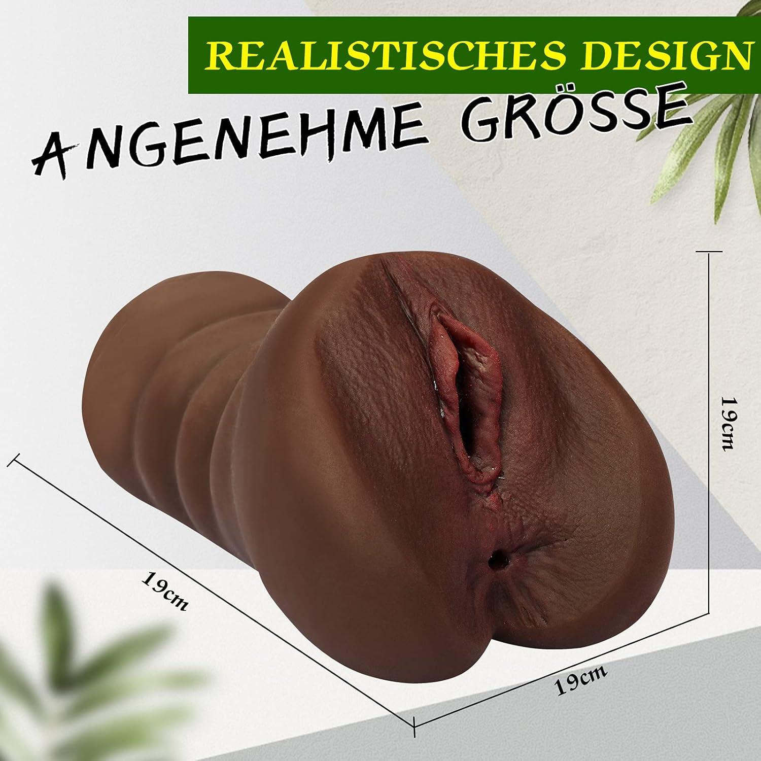 Realistischer Masturbator Groß 3D Vagina Klitoris Anal Erotik