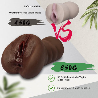 Realistischer Masturbator Mann Sex Spielzeug Vagina Anal Erotik 3D