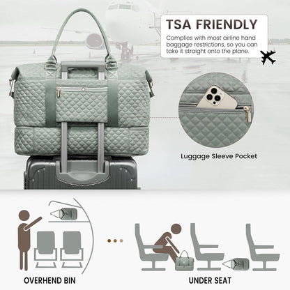 LOVEVOOK Sporttasche Reisetasche Damen Groß Weekender Travel Duffle Bag Handgepäck Wasserdicht Gym Camping