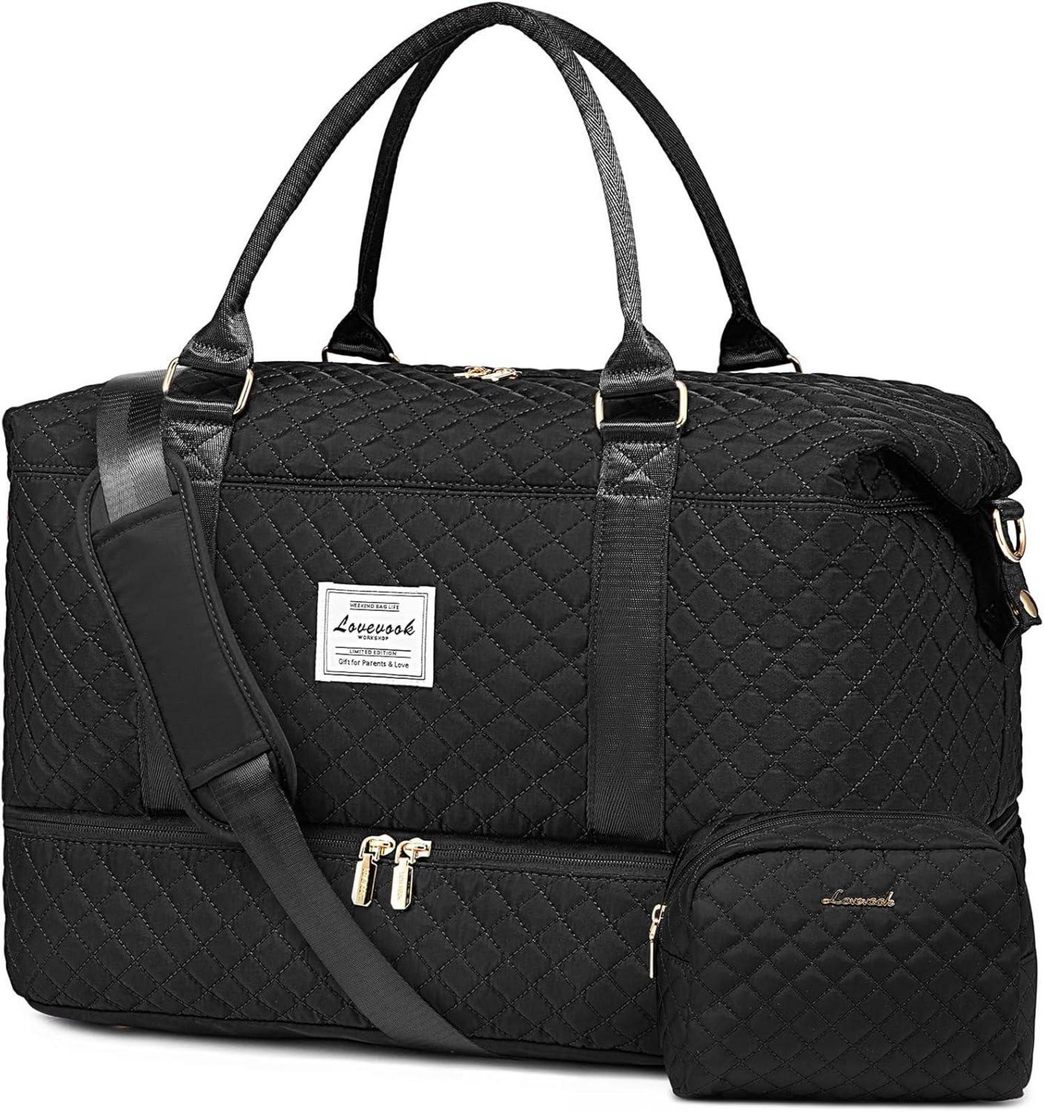 Reisetasche Damen Sporttasche Weekender Travel Duffle Bag mit