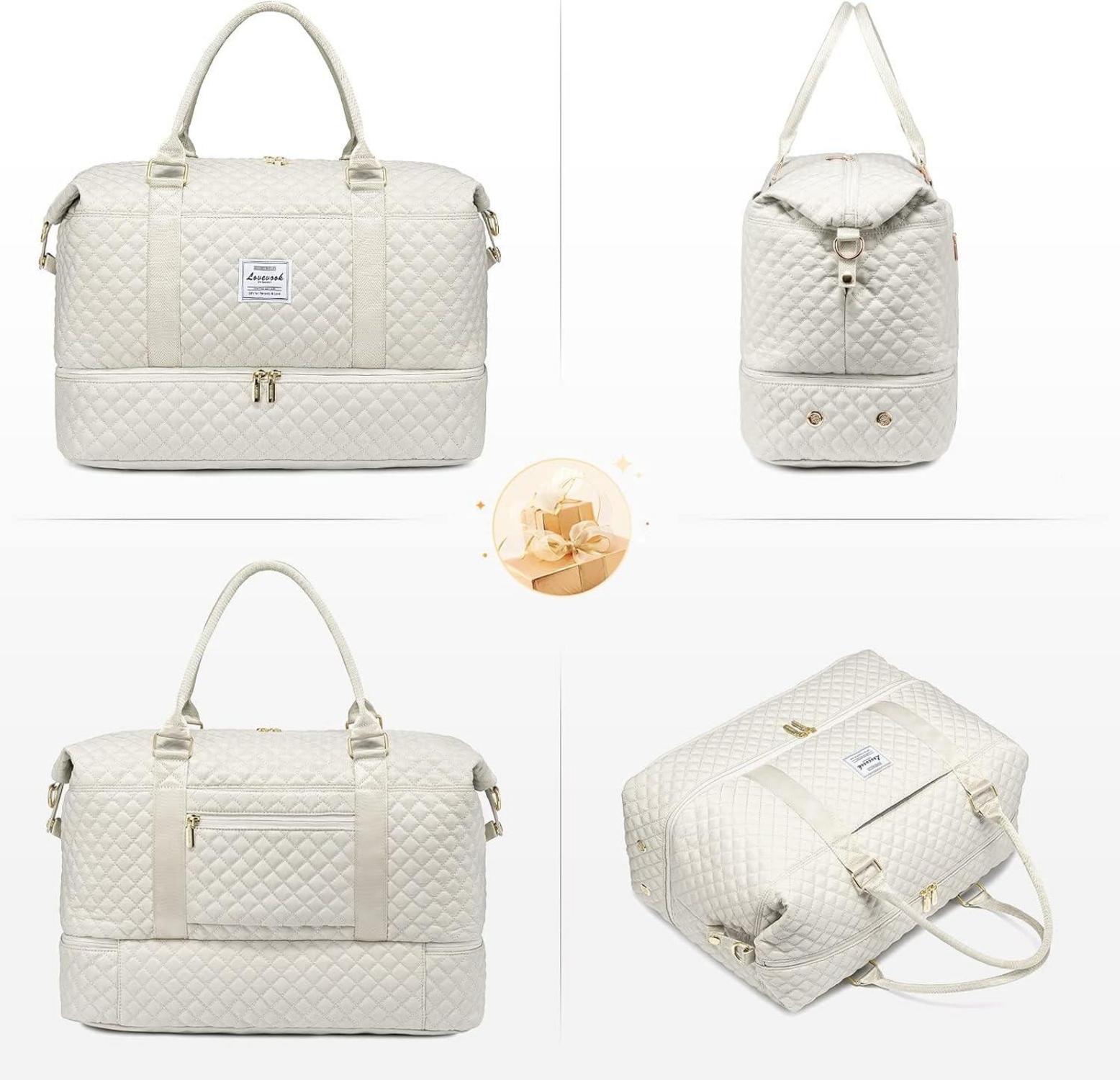 Damen Reisetasche LOVEVOOK Sporttasche Groß Weekender Wasserdicht