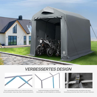 Gerätezelt 9.8m³ Wasserdichtes Geräteschuppen mit