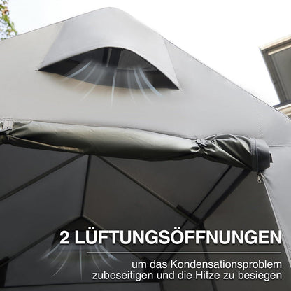 Gerätezelt 9.8m³ Wasserdichtes Geräteschuppen mit
