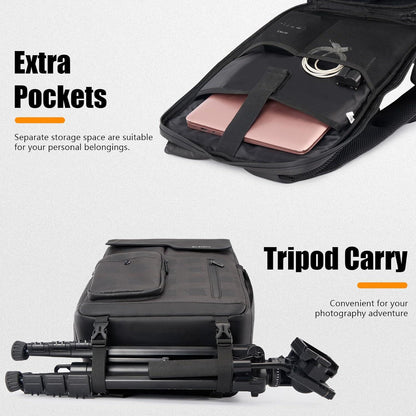 Kamerarucksack wasserdicht Fotorucksack professionell für DSLR/SLR, Sony Canon