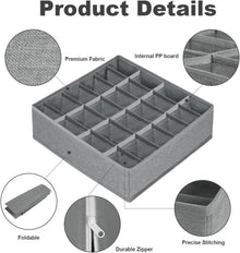 Faltbare Schublade Organizer 24 Zellen Aufbewahrungsboxen