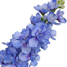 Künstliche Rittersporn Delphinium Blaue Kunstblumen 6er-Set