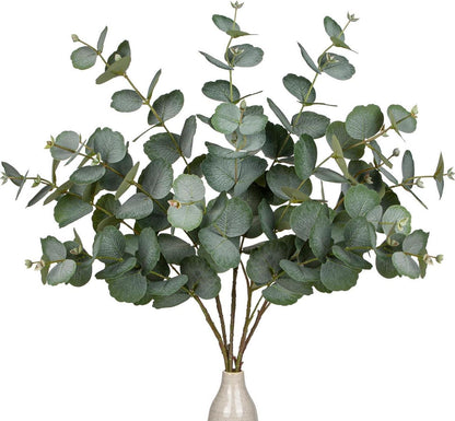 Künstliche Eukalyptus Dekozweige 5er Set Grün 73/77cm