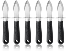 Austernmesser Set Edelstahl Muschelöffner 6 Stück