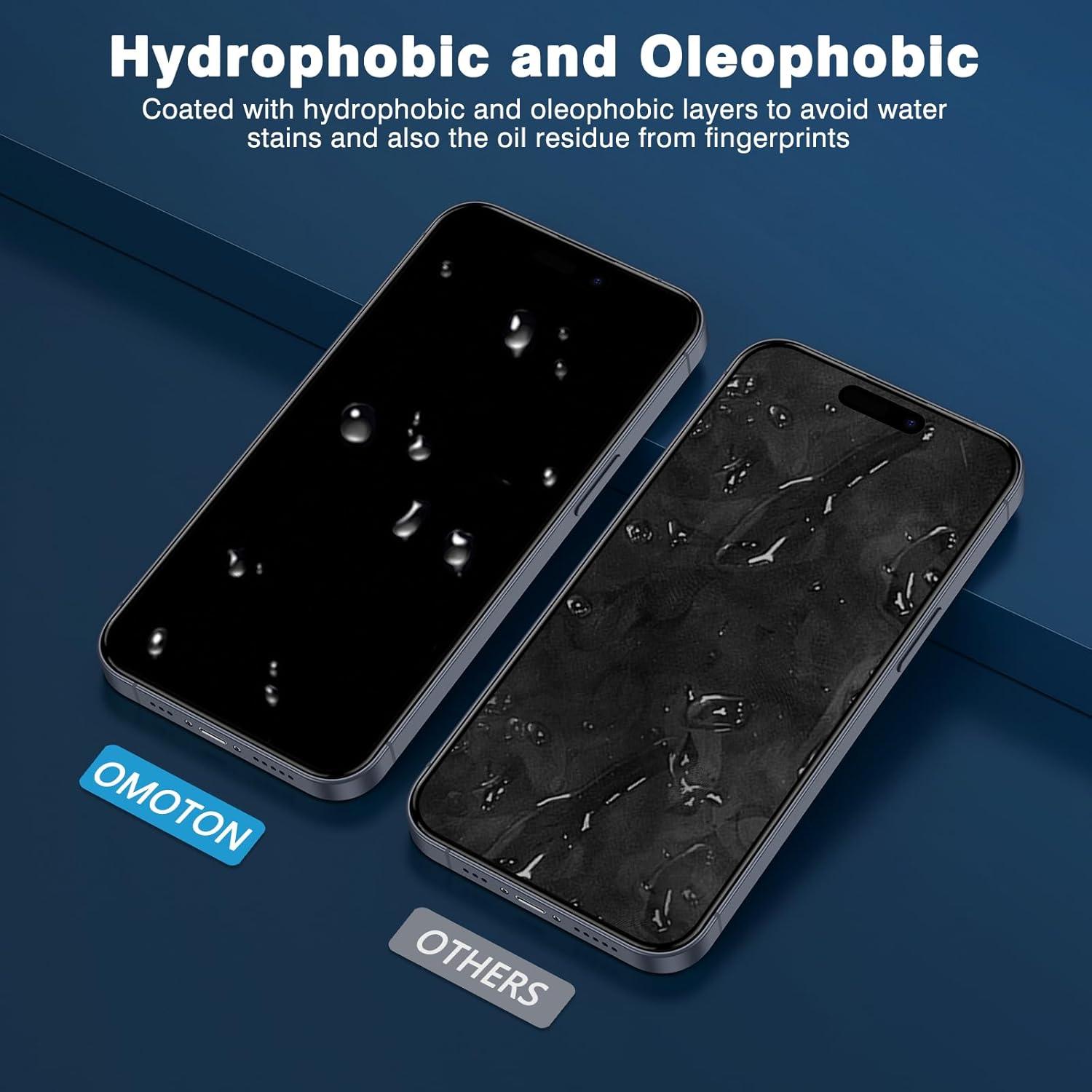 Panzer Schutz Glas Full Screen für iPhone 15 Pro 3-Stück