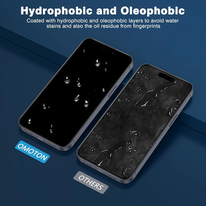 Panzer Schutz Glas Full Screen für iPhone 15 Pro 3-Stück