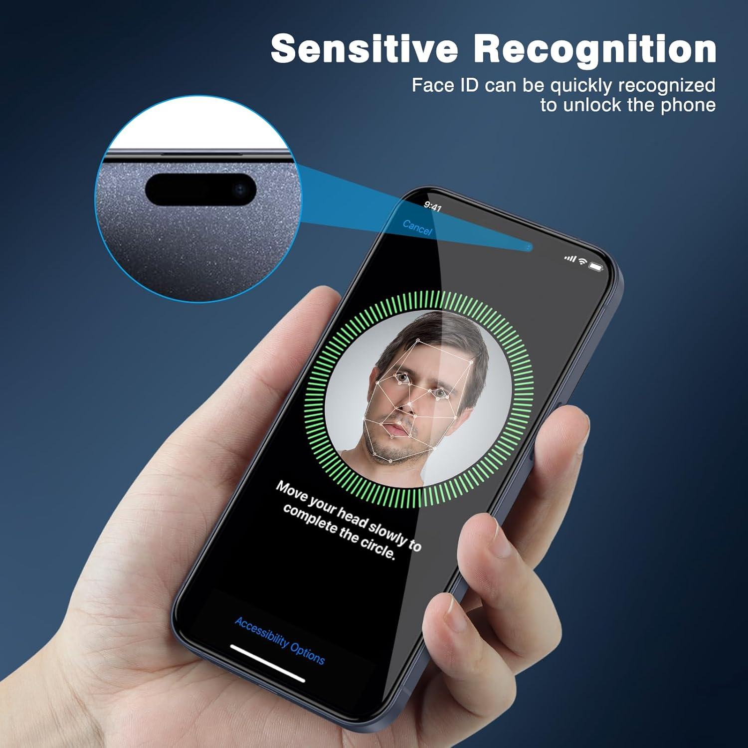 Panzer Schutz Glas für iPhone 15