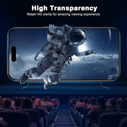 Panzer Schutz Glas Full Screen für iPhone 15 Pro 3-Stück