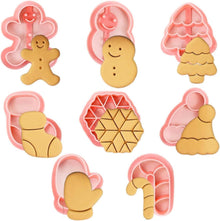 8-teiliges Weihnachtsausstecher Set für Kinder