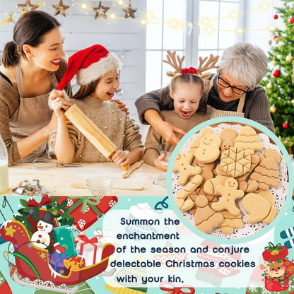 Crethink Weihnachtsausstecher 8-teiliges Set für Kinder - Lebkuchenmann