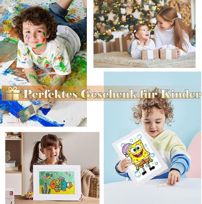 4er Pack Atildp A4 Bilderrahmen 21x30cm Holz Fotorahmen