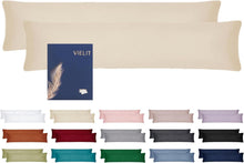 Kissenbezug Set 40x145 cm Weiche Mikrofaser Beige Öko-Zertifikat