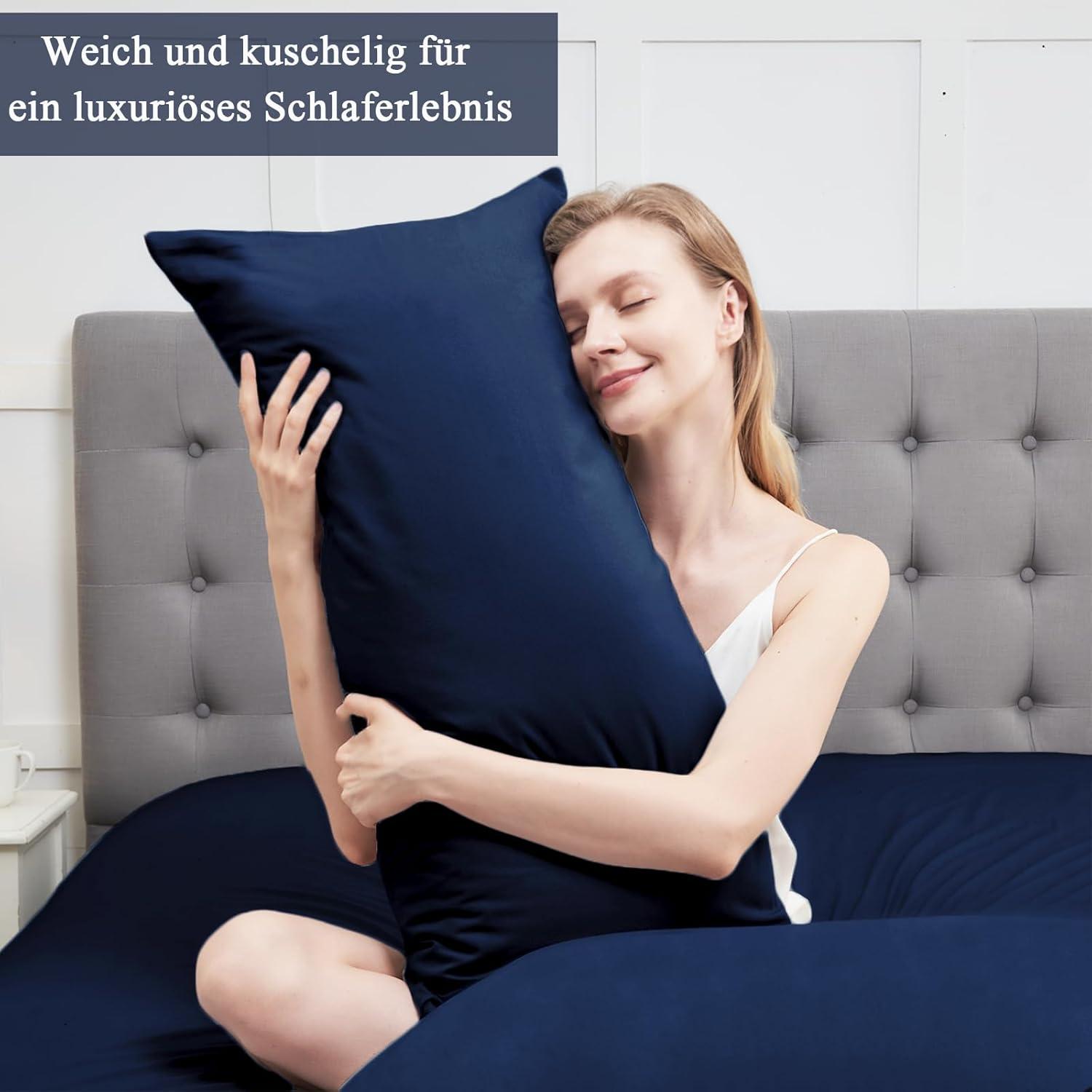 Vielit Seitenschläferkissen 40x145 Kissenbezug 2er Set