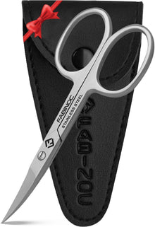 Gebogene Nagelschere aus deutschem Edelstahl mit Etui