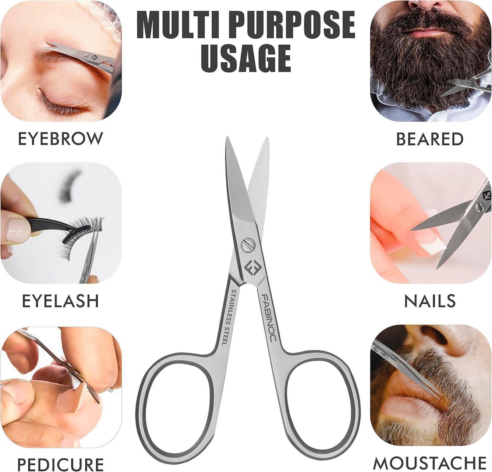 Gebogene Nagelschere Edelstahl für Finger- & Fußnägel | Scharfe