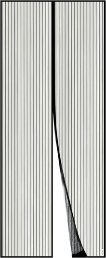 Fliegengitter Tür Magnet Insektenschutz 90x230cm Schwarz