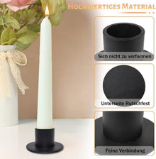 Retro Kerzenständer Set für Wohn- und Esszimmerdekoration