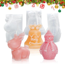 Silikonformen Weihnachten Kerzen Gießformen Set DIY Handwerk