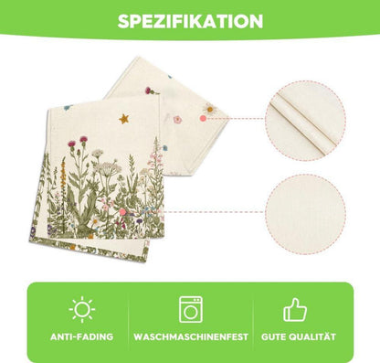 Artoid Mode Tischläufer Herbst Blumen 40x180 cm Dekoration Beige