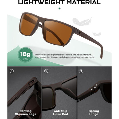 Polarisierte Sonnenbrille Herren/Damen Vintage Elegant