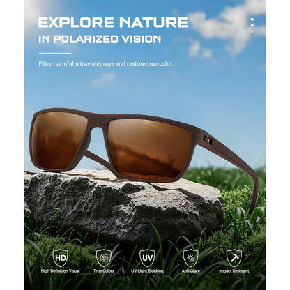 Polarisierte Sonnenbrille Herren/Damen Vintage Elegant