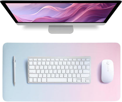 Schreibtischunterlage Leder Mauspad Büropad Rosa Groß 80x40cm