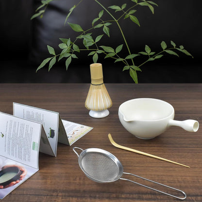 Artcome Matcha-Zeremonie-Set - Japanische Teezeremonie, Bambus-Schneebesen, Tee Zubereitung