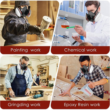 Gesichtsschutz mit Filter und Brille für