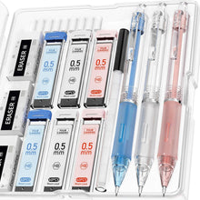 Mechanisches Bleistiftset, 3 Stück 0,5 mm Minen, 360
