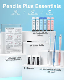 Four Candies Druckbleistift Set 0,5 mm mit Minenbleistift