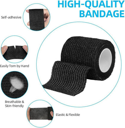 Selbstklebender Verband Cohesive Pflaster Rolle 8er Set
