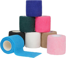 Selbstklebender Verband 8 Rollen Cohesive Pflaster Fixierbinde