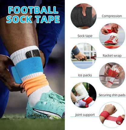 Selbstklebende Verband 8 Rollen Cohesive Pflaster Binde Bandage