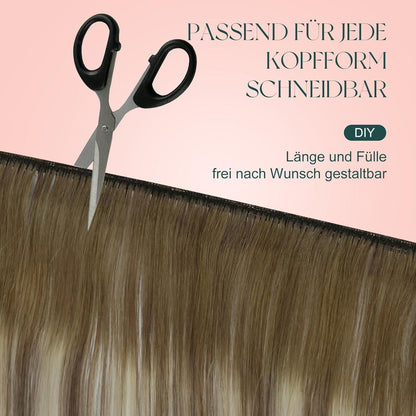 Echthaar Tressen Ombre #3/8/22 – 45cm Remy Haar