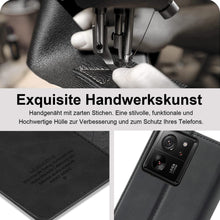 Handyhülle Xiaomi 13T Pro Leder Flip Wallet mit Schutzfolie