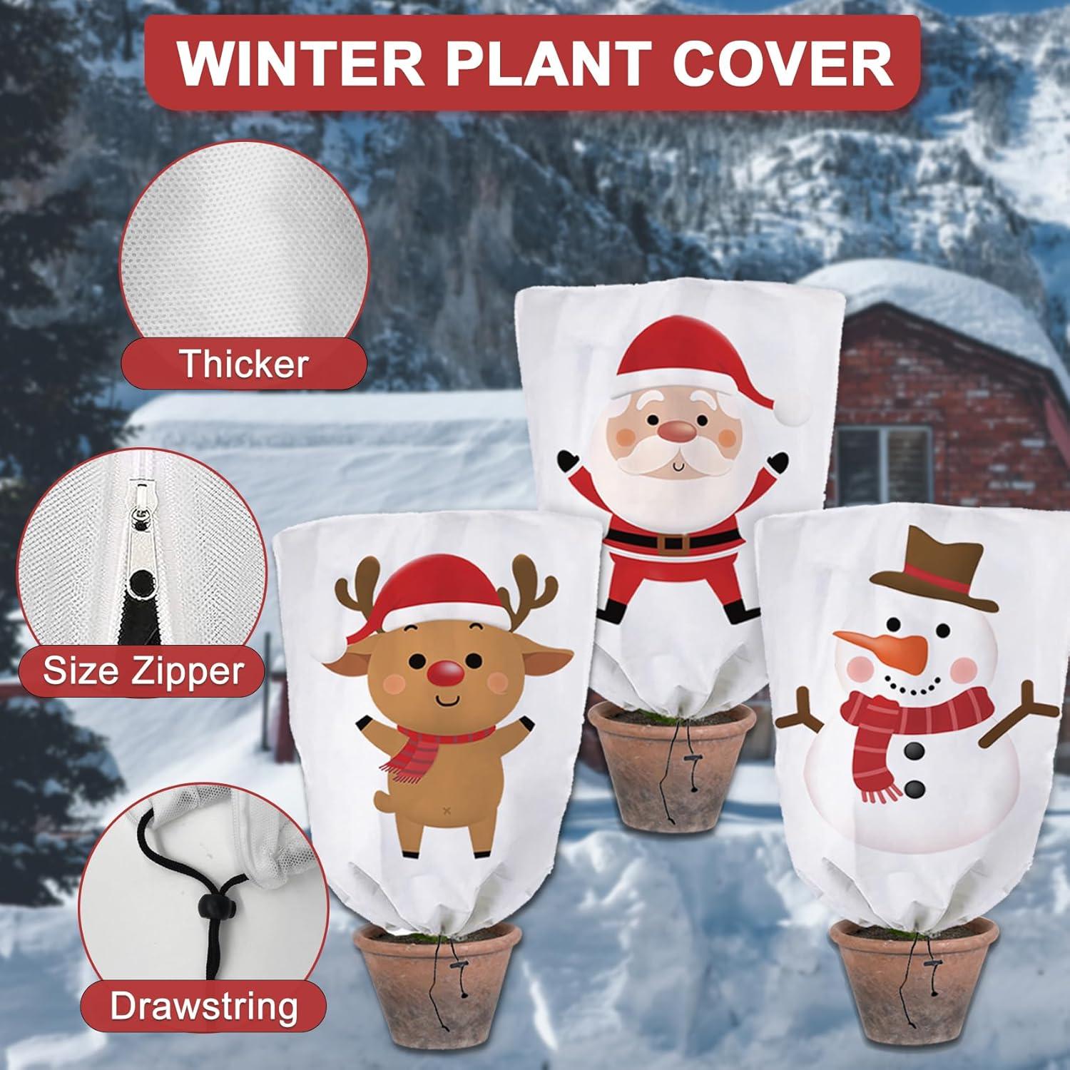 3er Pack Winter Pflanzenschutz Abdeckung Olivenbaum Palmen