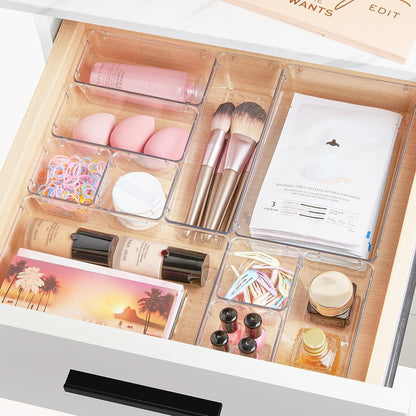 Schubladen Organizer Set 11-teilig Make-up Schminktisch Organizer