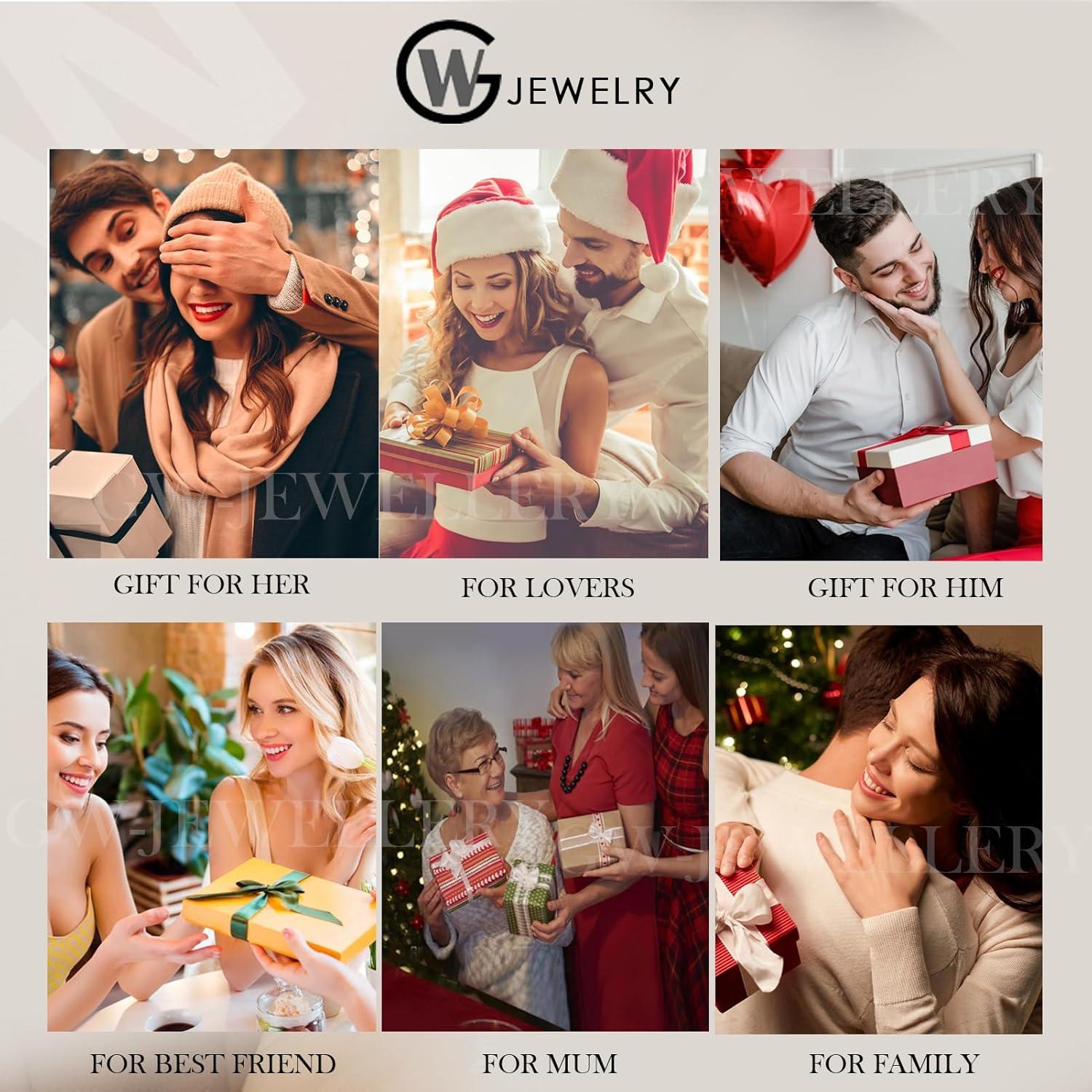 Damen Creolen Gold 925 Sterling Silber Hoops Geschenk für Frauen