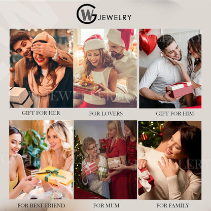 Damen Creolen Gold 925 Sterling Silber Hoops Geschenk für Frauen