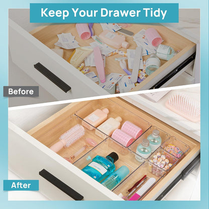 Schubladen Organizer Set für Küche Schlafzimmer Büro