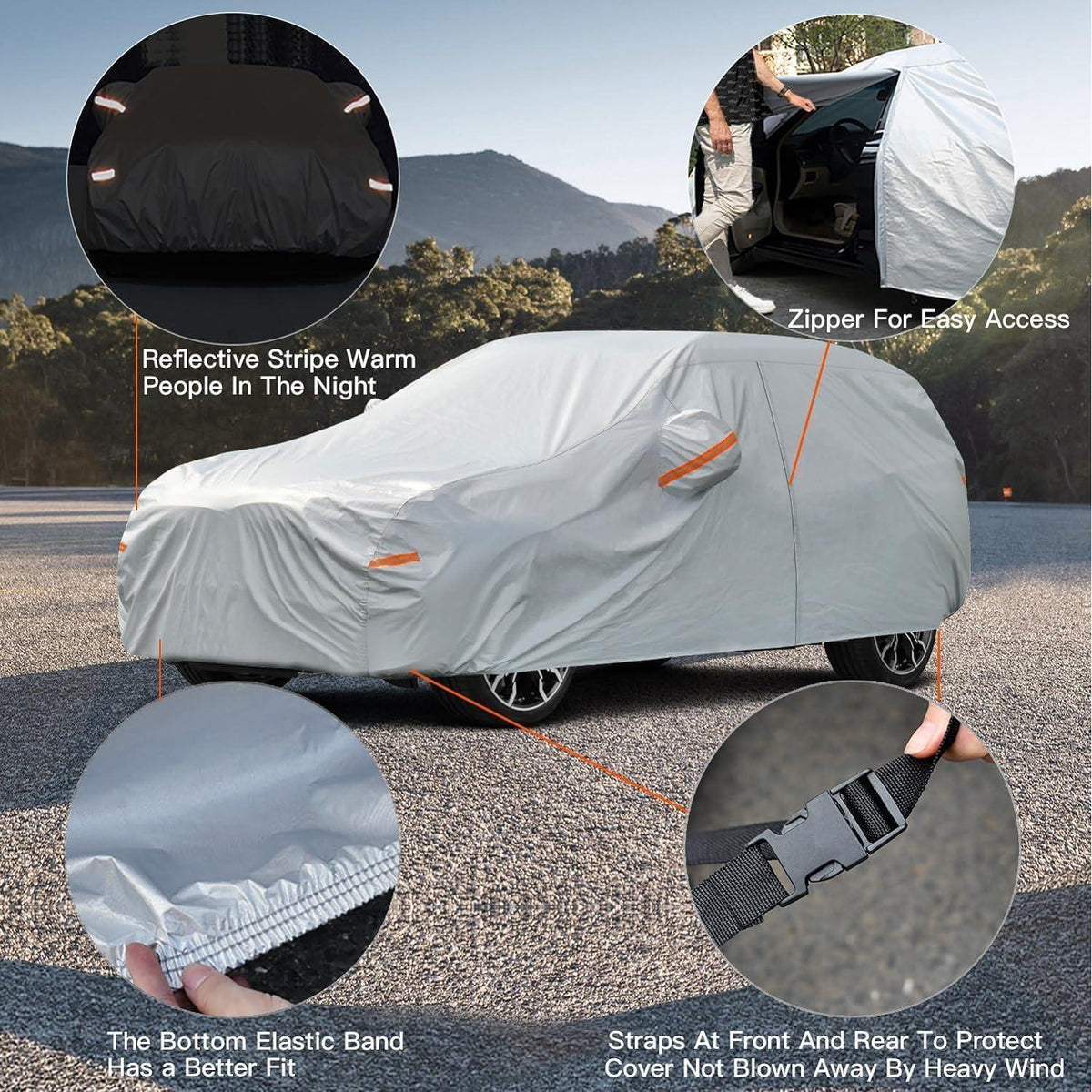 Autoabdeckung wasserdicht für VW Polo (1981-2025)