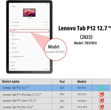 EasyAcc Lenovo Tab P12 Hülle 2023 Stifthalter Ultra Dünn
