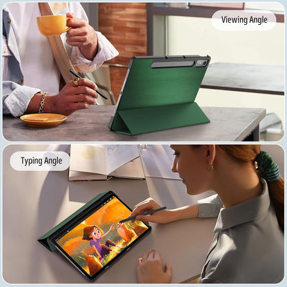 EasyAcc Lenovo Tab P12 Hülle 2023 Stifthalter Standfunktion 12,7 Zoll Blue