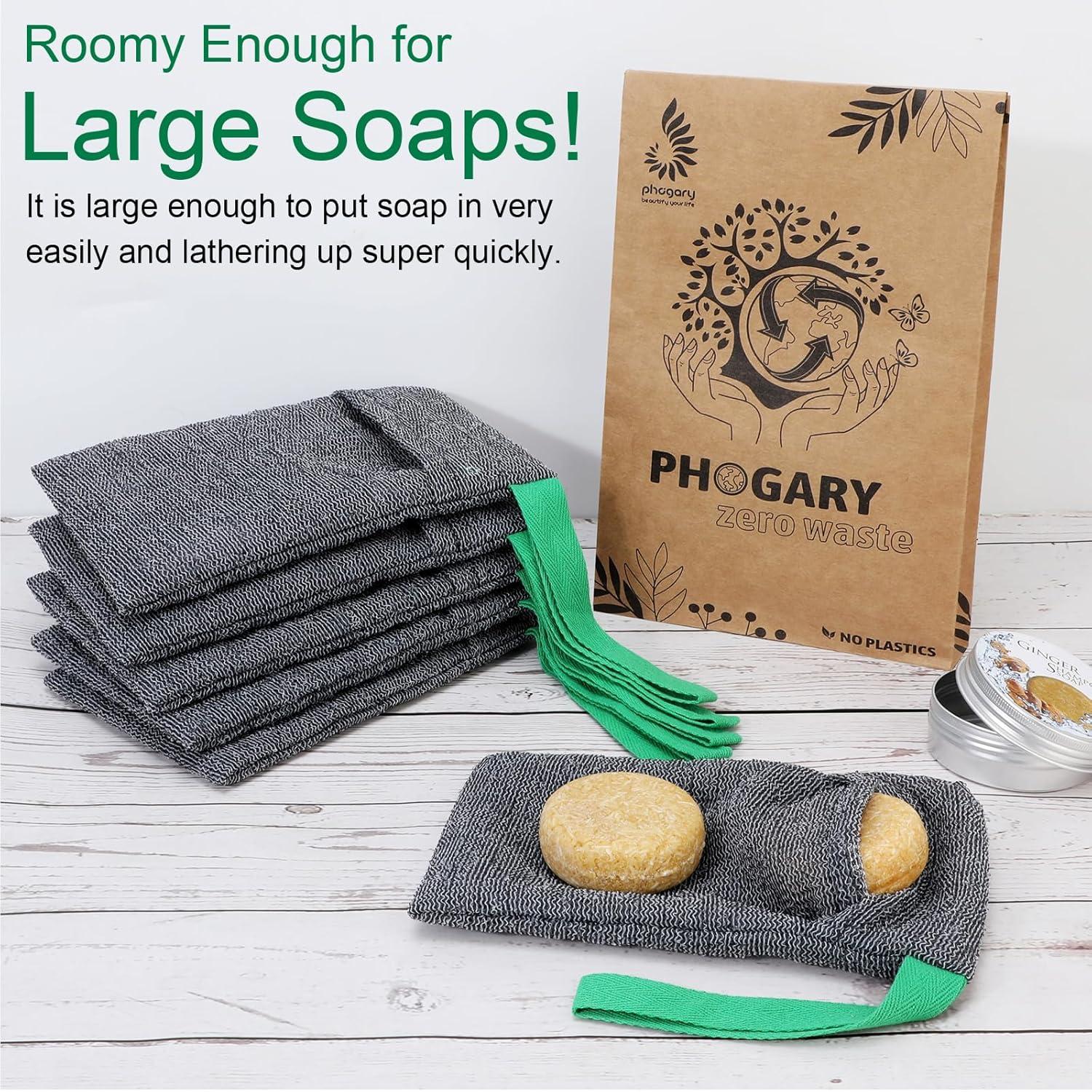 Seifensack Set 6 Stück Nylon Seifennetze Peeling Dusche Trocknend