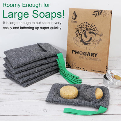 Seifensack Set 6 Stück Nylon Seifennetze Peeling Dusche Trocknend