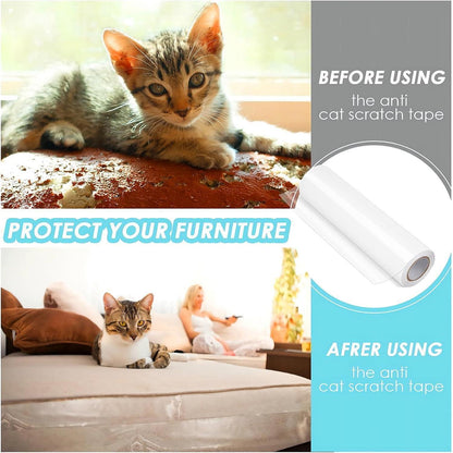 Kratzschutzfolie Katzen Selbstklebend Transparent Möbel Sofa